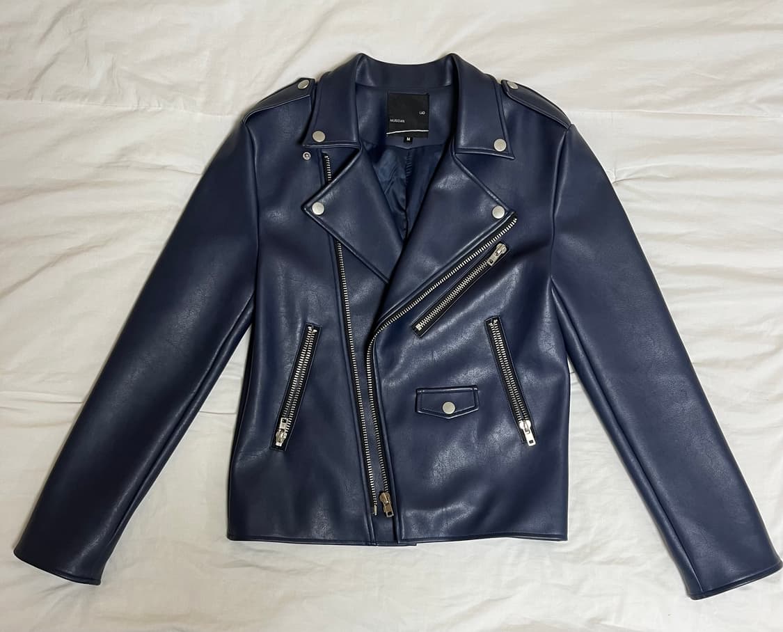 [M]라드뮤지션 에코 레더 라이더 자켓 상품이미지1