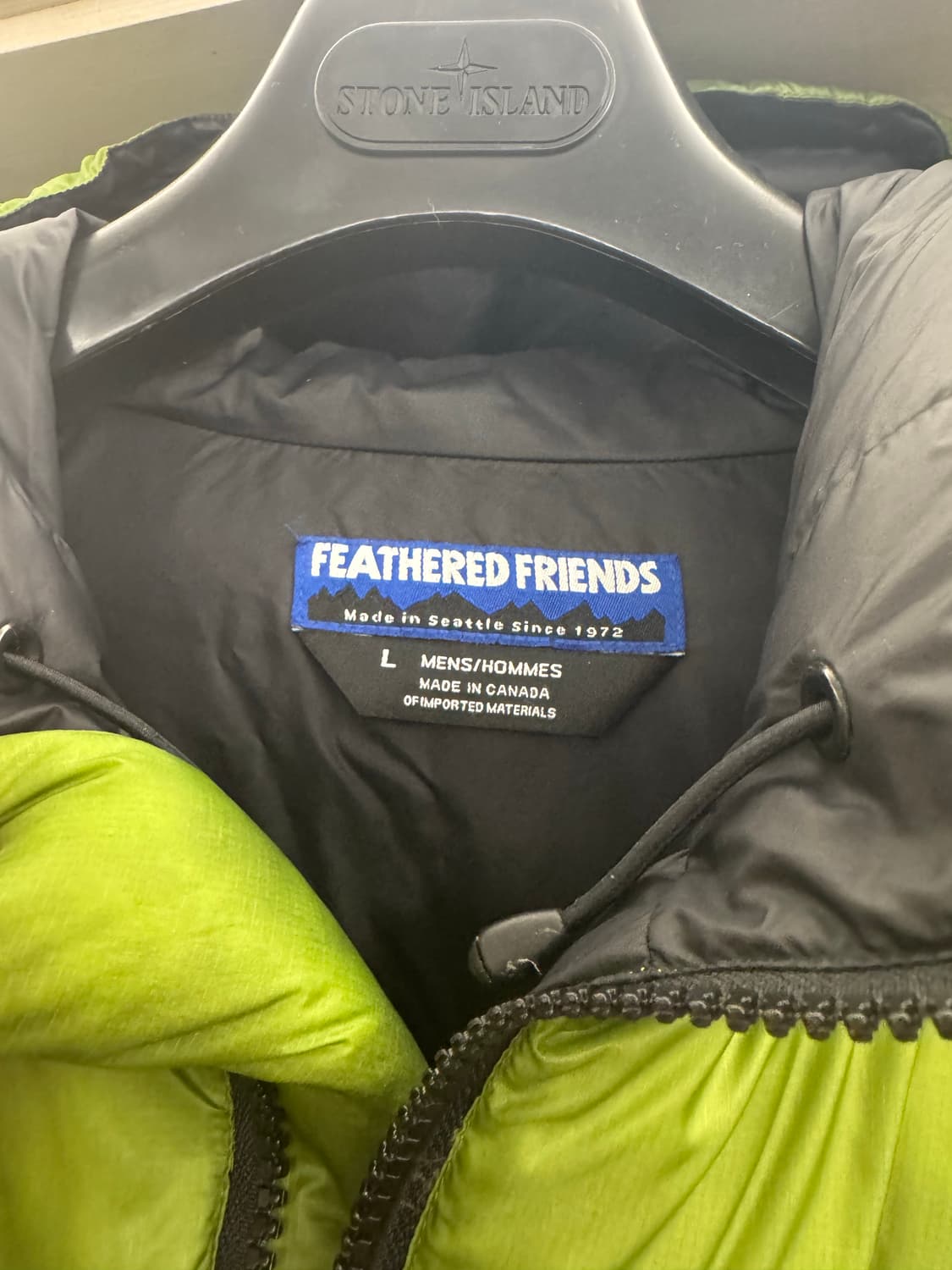 (L)페더드프렌즈 다운 패딩 헬리오스 그라스(구형 유광) 상품이미지2