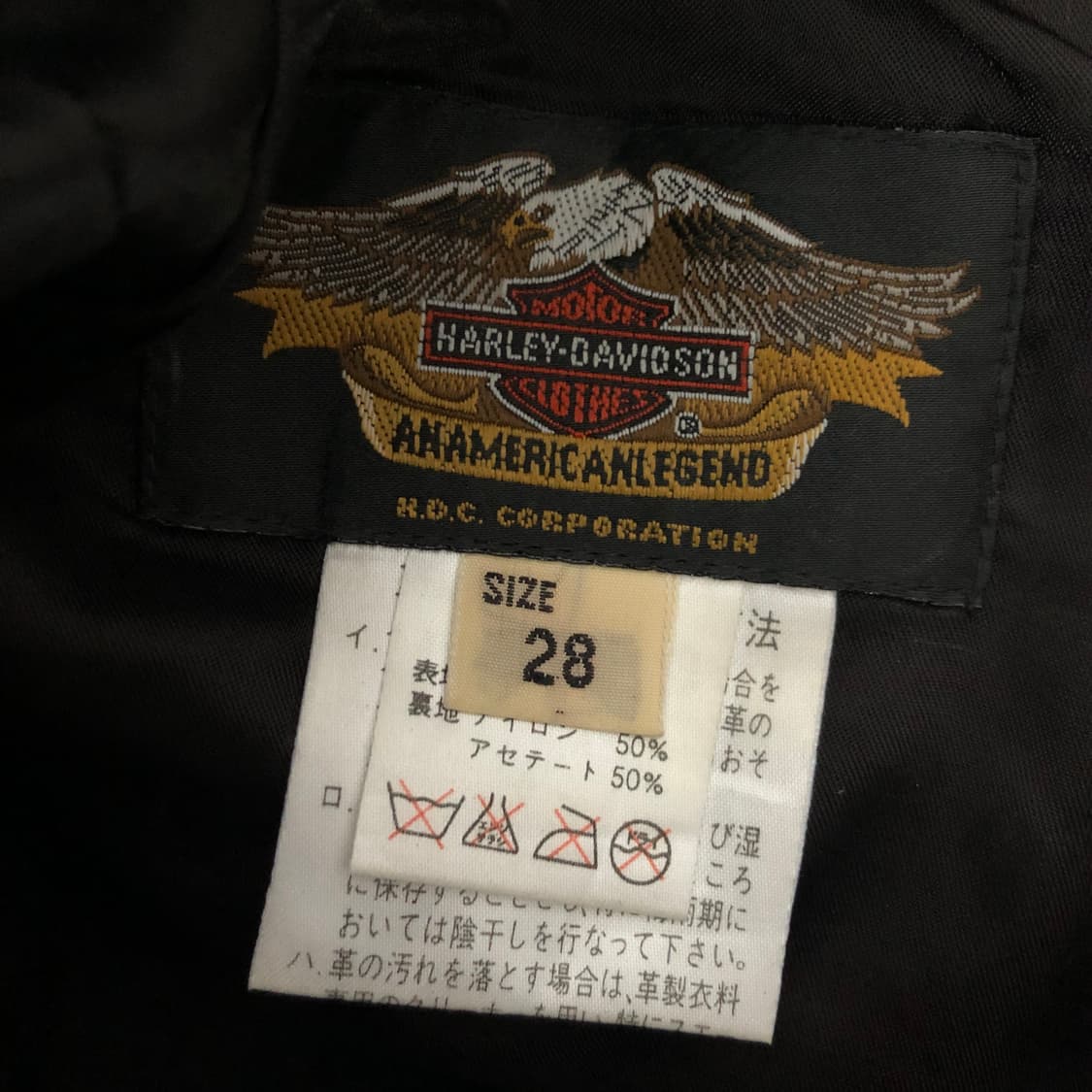 할리데이비슨 부츠컷 레더팬츠   상품이미지7