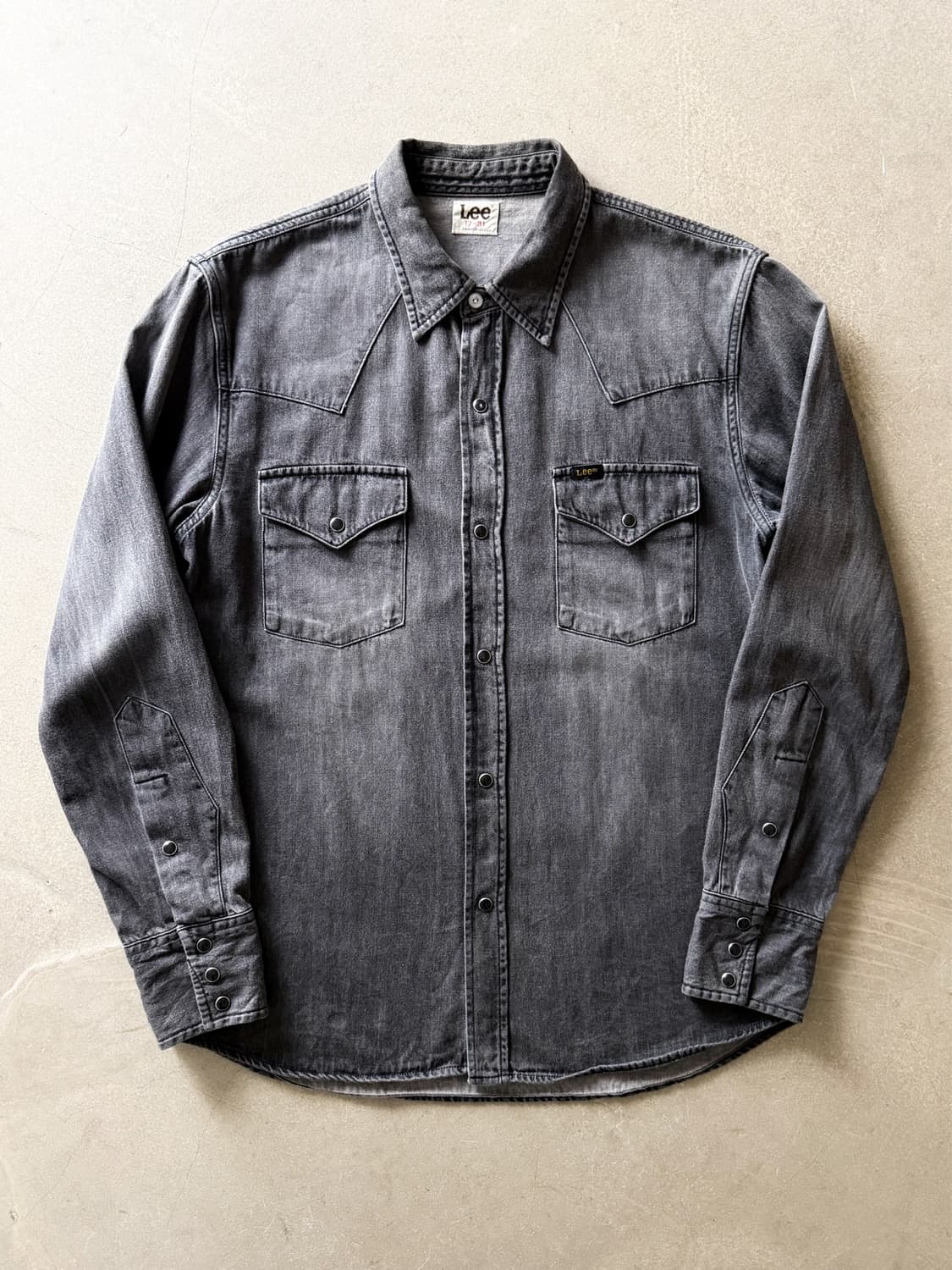 Lee Pearl Snap Western Denim Shirt 상품이미지3