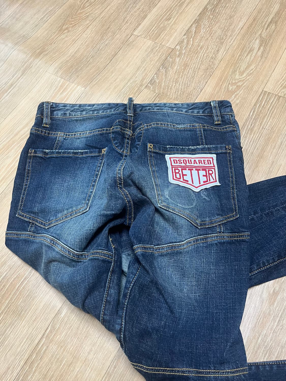 디스퀘어드2 패치 데님 팬츠 48 상품이미지3