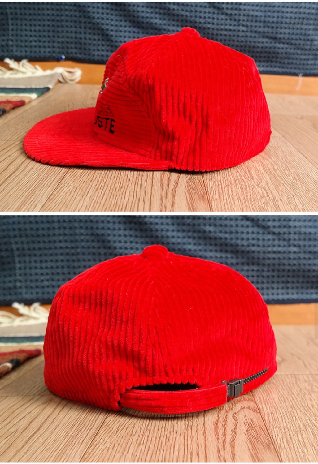 일본판 80s 라코스테 코듀로이 빈티지캡 상품이미지5