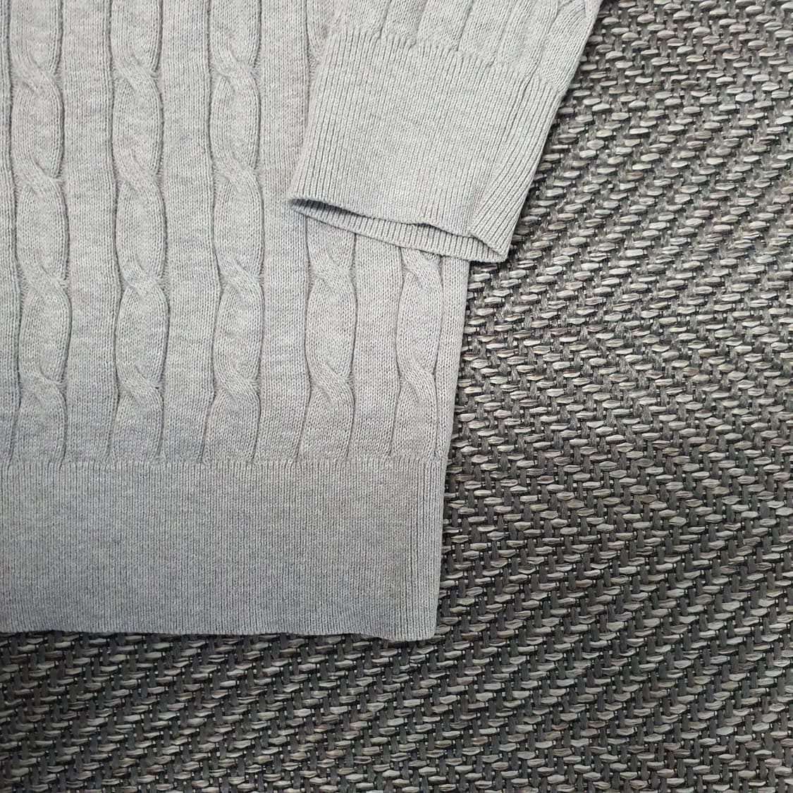 유니클로 얇은 케이블 니트 남자105 상품이미지4