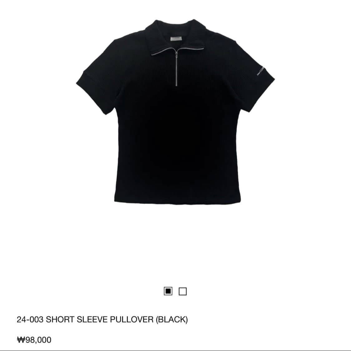 지초이 24-003 short sleeve pull over 상품이미지1