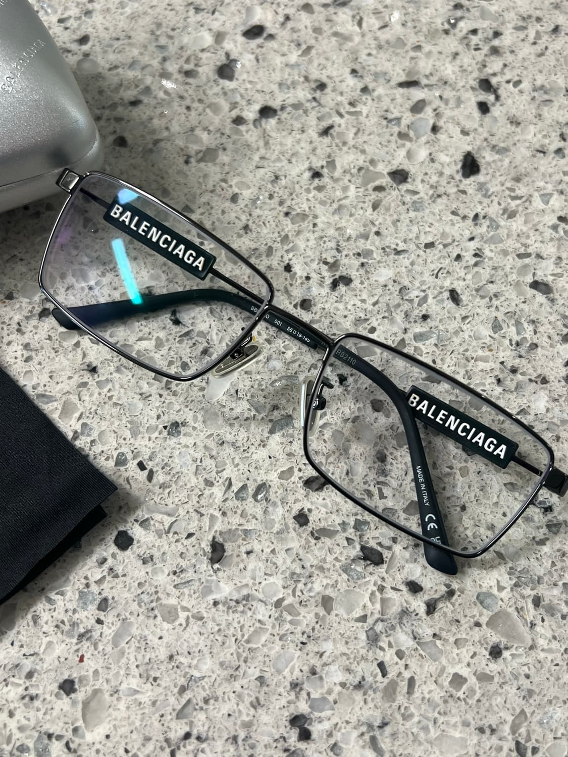 발렌시아가 안경 검정 (블루라이트+초발수 안경알 포함) 상품이미지4