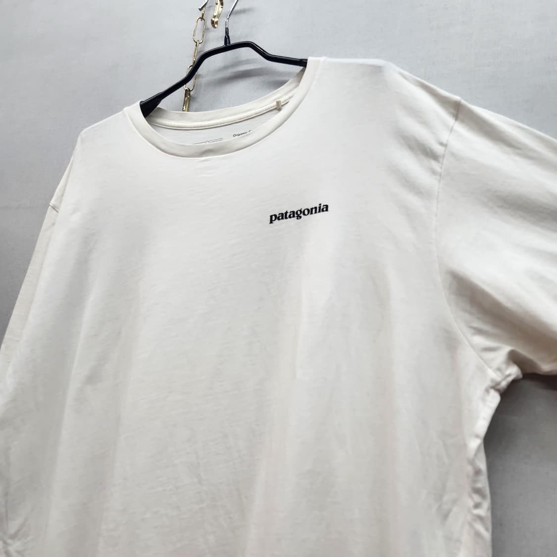 파타고니아 백 빅로고 오가닉코튼 반팔 L(XL) 상품이미지4