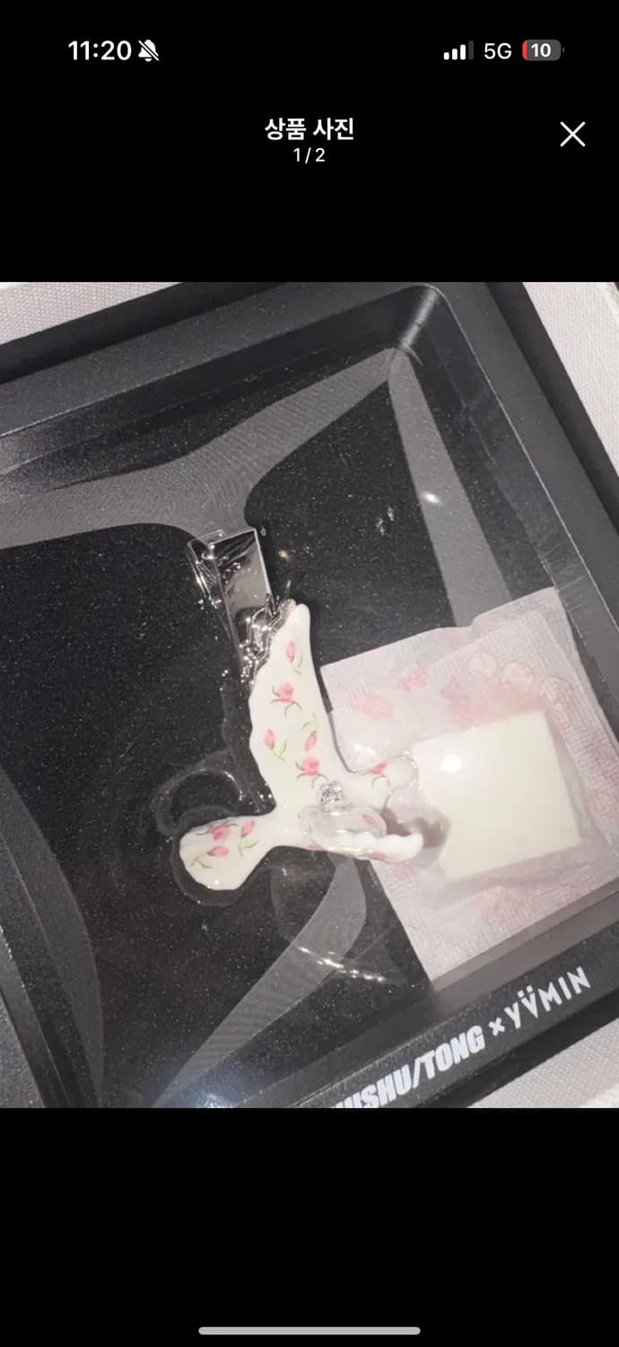 YVMIN 슈슈통 플라워 비둘기 헤어핀/브로치 상품이미지2