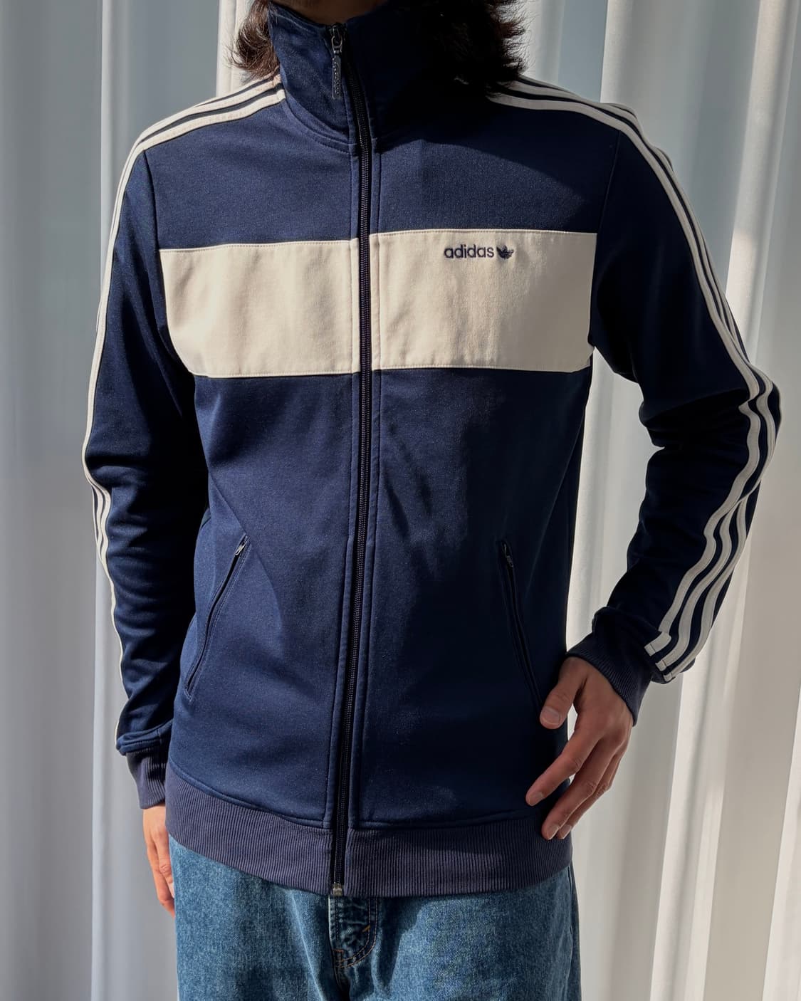 [XL]아디다스 베켄바우어 네이비 트랙탑 져지 상품이미지3