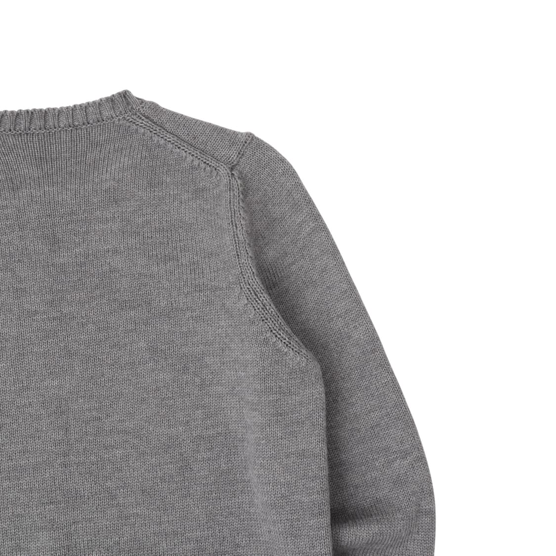 Zanone 자노네 그레이 울 라운드 니트 상품이미지6