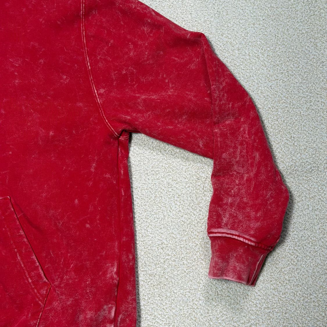 나이키 조던 XL 에센셜 워시드 레드 후드티 상품이미지4