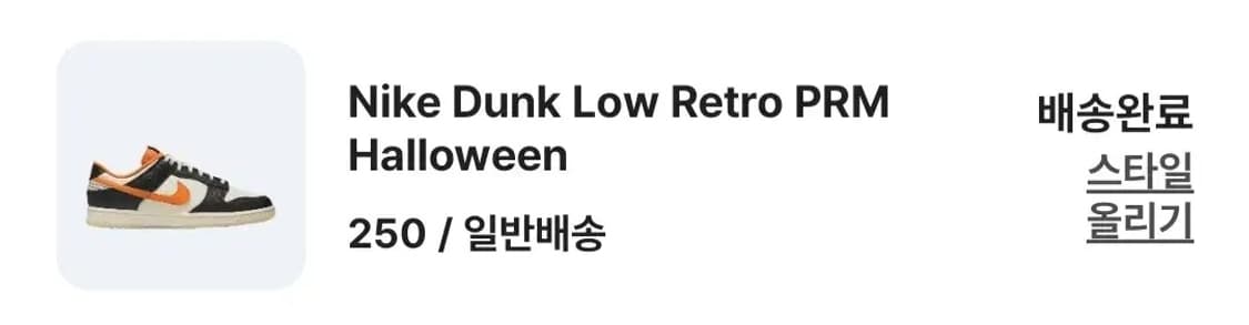 나이키 덩크 로우 레트로 프리미엄 할로윈 250 상품이미지10