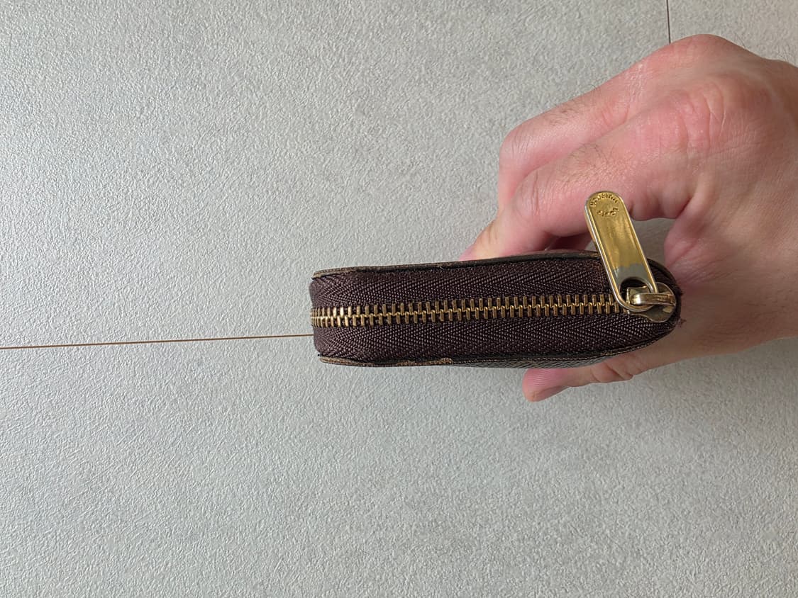 루이비통 모노그램 반지갑 브라운 지퍼 지갑 코인퍼스 상품이미지3