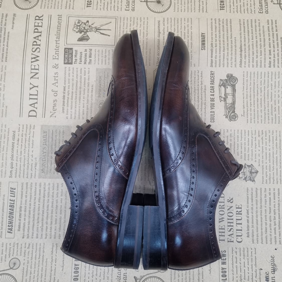 탠디 윙팁 남성정장구두255 상품이미지5