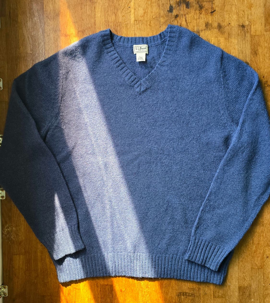 L.L.Bean 엘엘빈 셔틀랜드 울 니트 루즈한 XL 상품이미지1