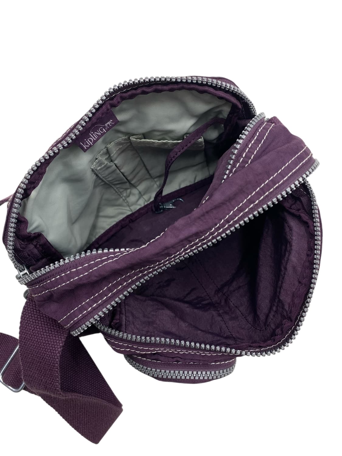키플링 퍼플 투포켓 크로스백 상품이미지3