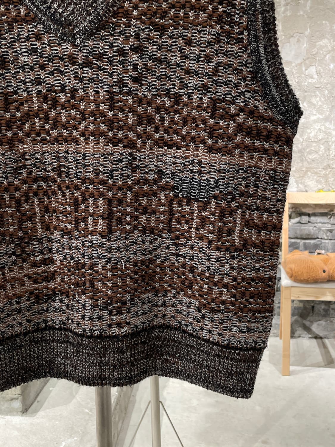 앤더슨벨 마레 모헤어 니트 베스트 상품이미지5