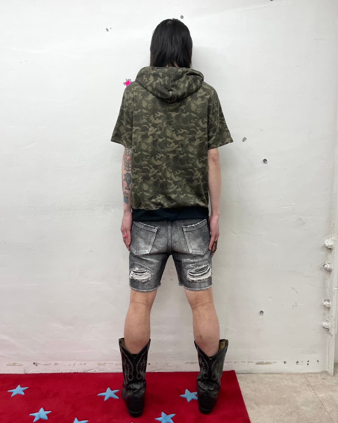 Camo Military Hooded T-Shirt 상품이미지4