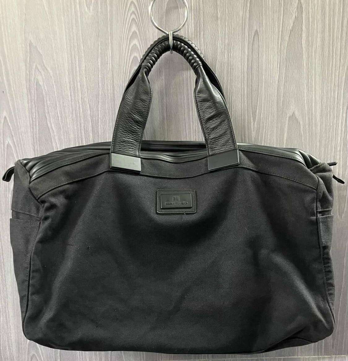 이세이미야케 아카이브 레더캔버스 보스톤백 상품이미지2