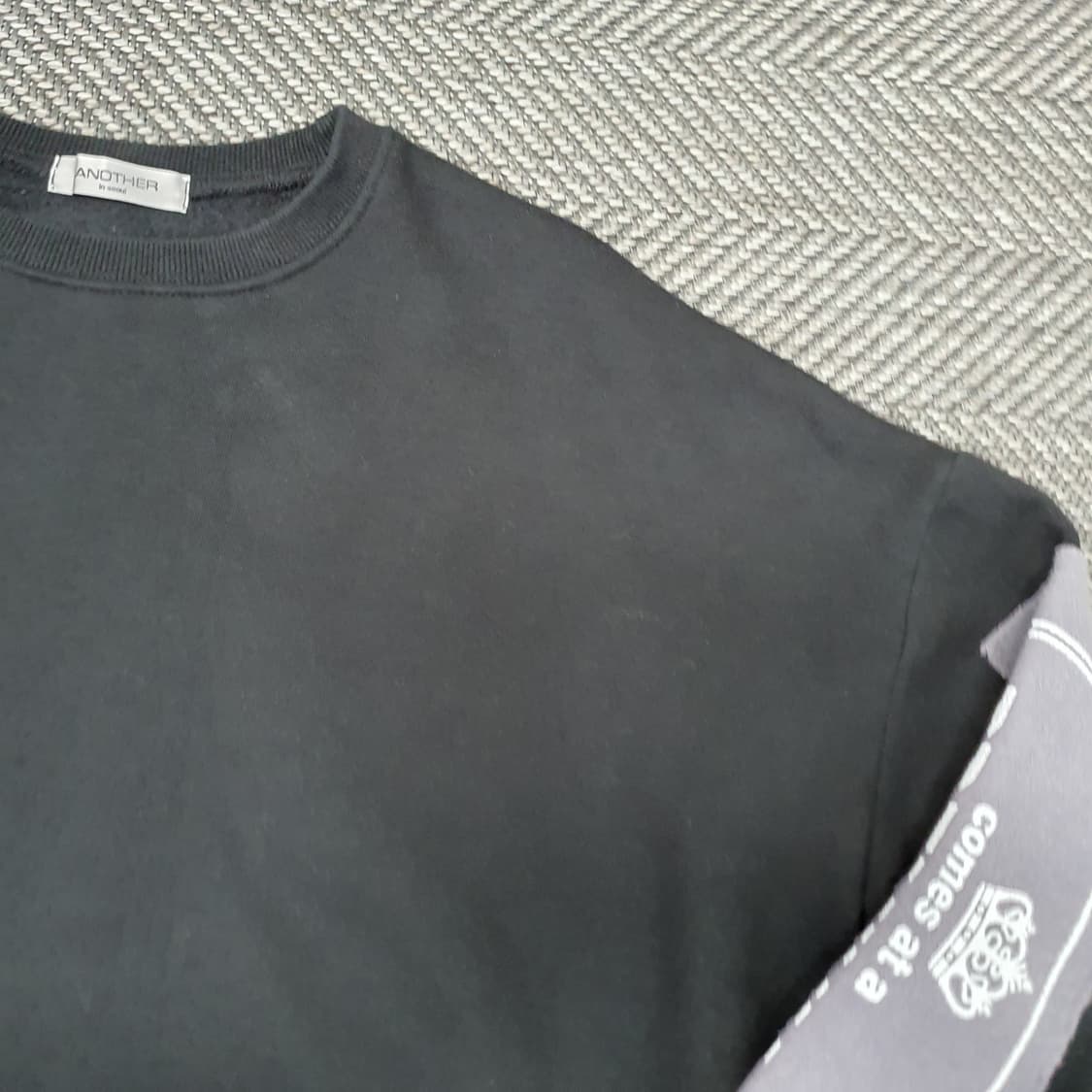 멋진 오버핏 기모 맨투맨 남자105 상품이미지3