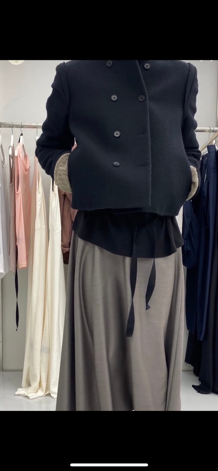 Pula 뿔라 더블 자켓 블랙 상품이미지2