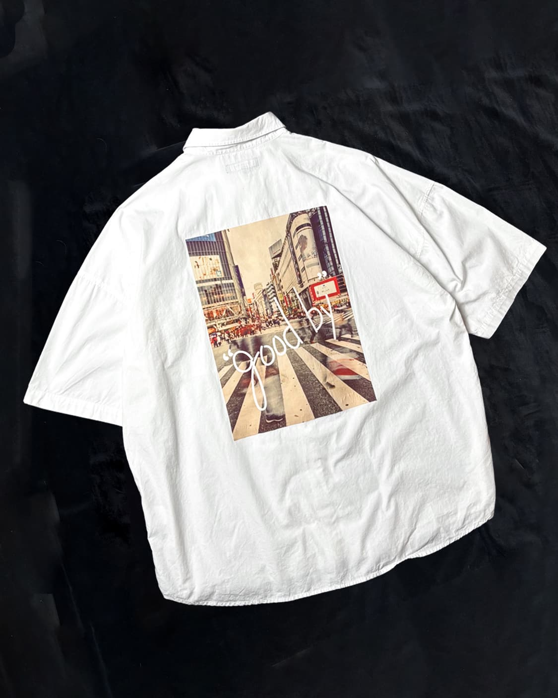일본빈티지 DOUBLE FOCUS 그래픽 셔츠 상품이미지3
