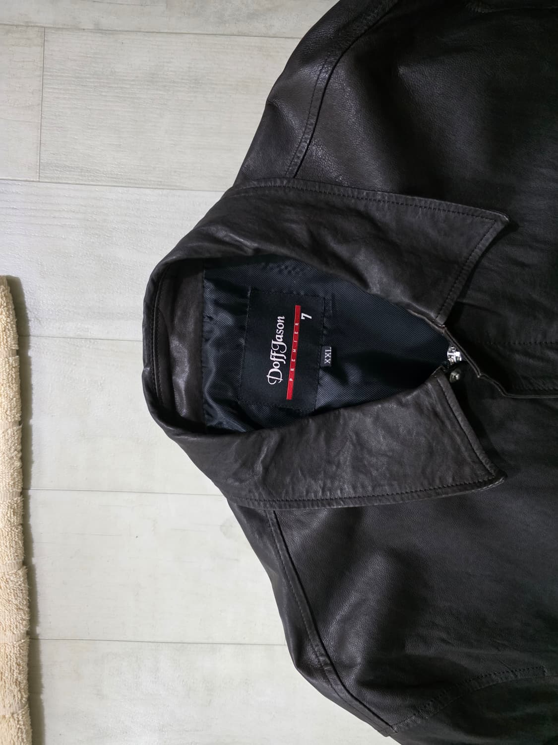 도프제이슨 프리미엄 베지터블 a-2 레더 자켓 xxl 상품이미지3