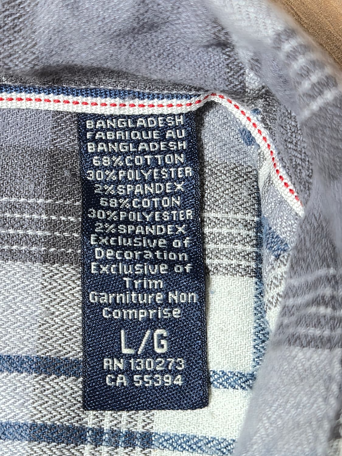 랭글러Wrangler 체크 웨스턴 셔츠 L사이즈 - S338 상품이미지5