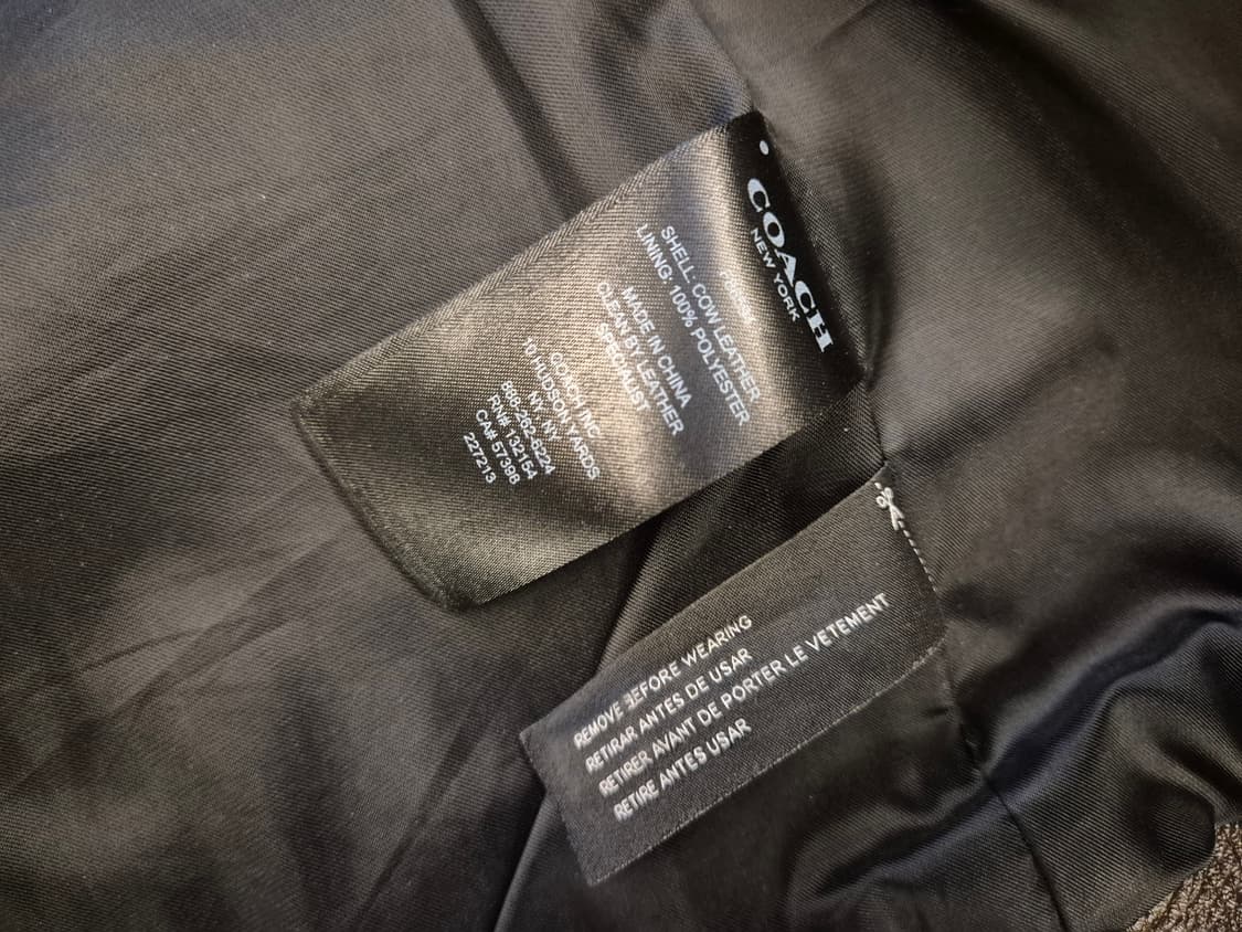 COACH 소가죽 라이더 자켓 상품이미지10