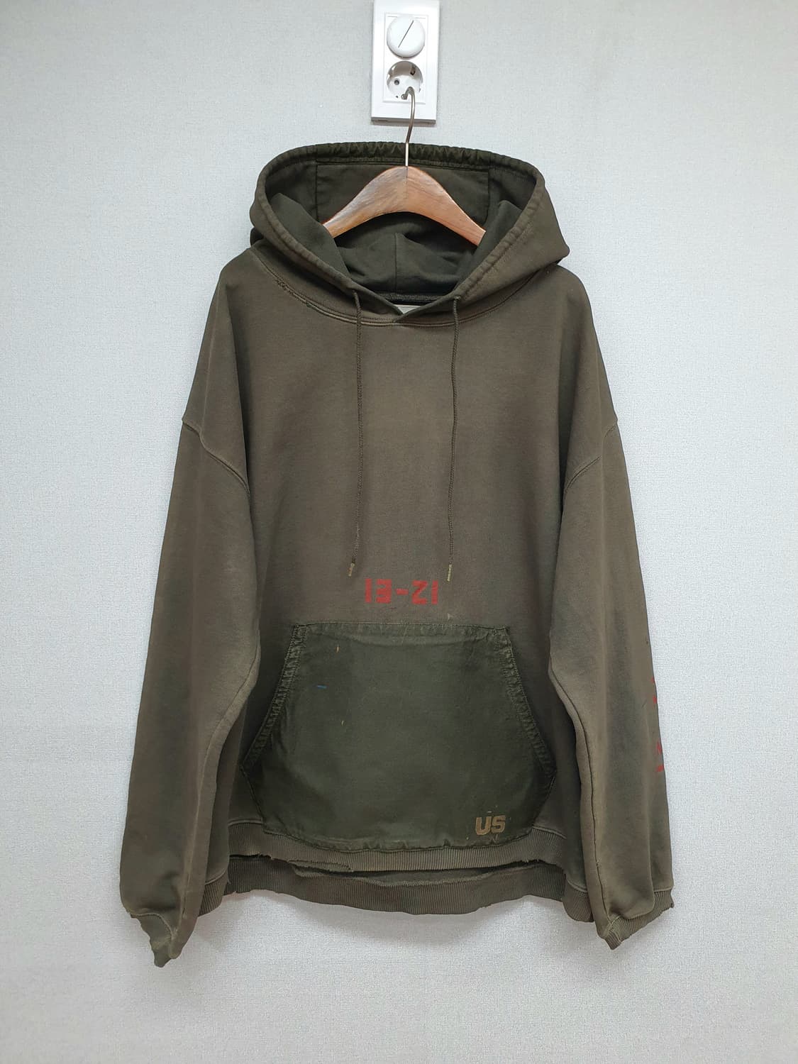 나이젤카본 후디 빈티지 커스텀 [ 밀리터리 테이스트] 상품이미지1