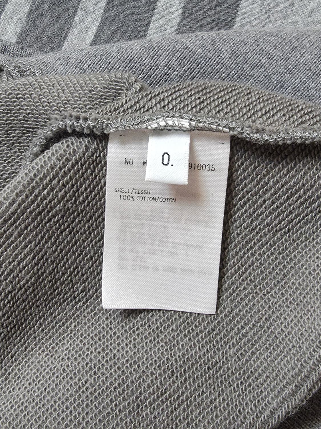 톰브라운 그레이 사선완장 맨투맨 새상품 상품이미지8