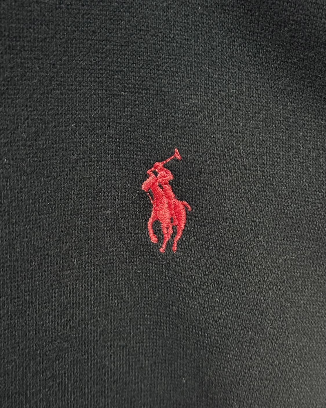 폴로 랄프로렌 스웻 셔츠 맨투맨 블랙 레드 S 90 긴팔 기모 포니 기본 상품이미지3