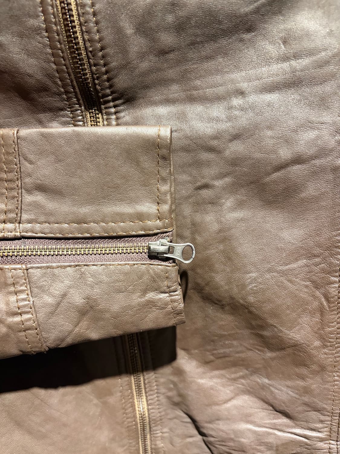 Freedom sheep skin leather jacket 상품이미지4