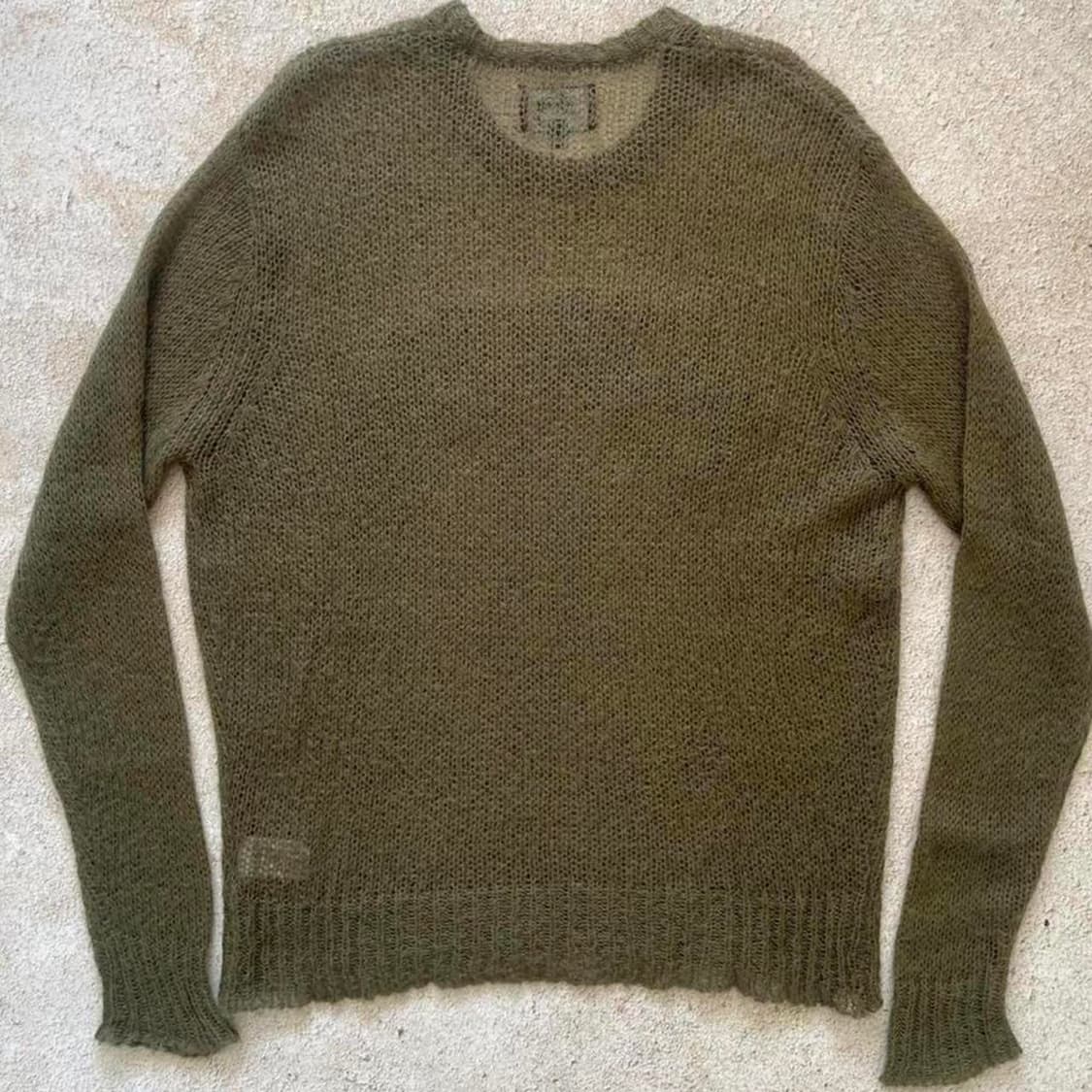 스투시 루즈 니트 로고 스웨터 사이프러스 상품이미지3