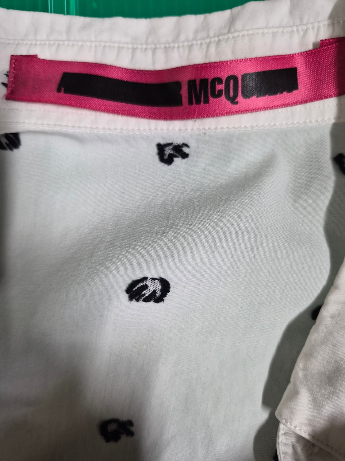 알렉산더맥퀸 맥큐 mcq  자수 셔츠 남방 이태리48  국내95 상품이미지4