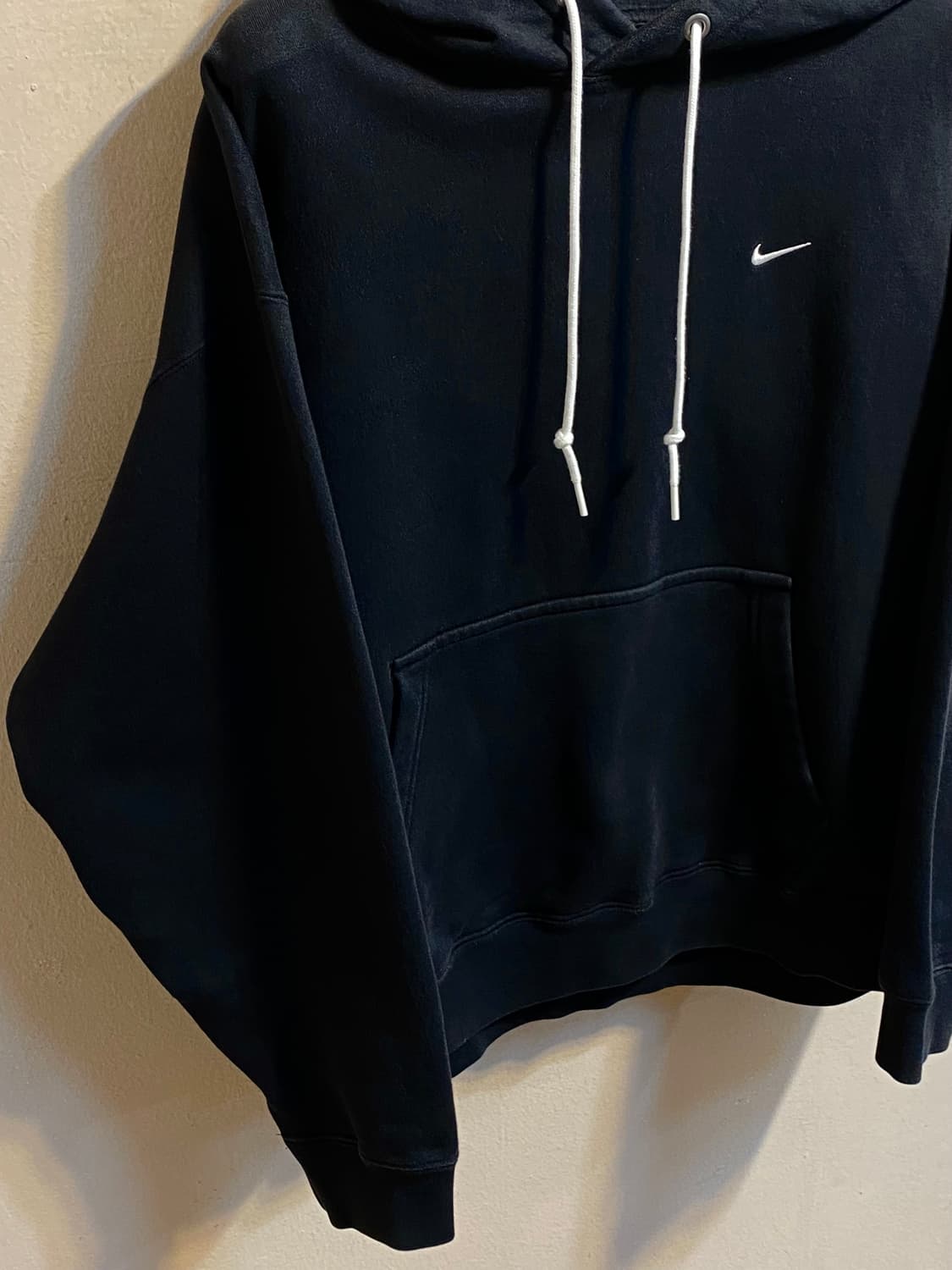 나이키 블랙 로고 후드  상품이미지3