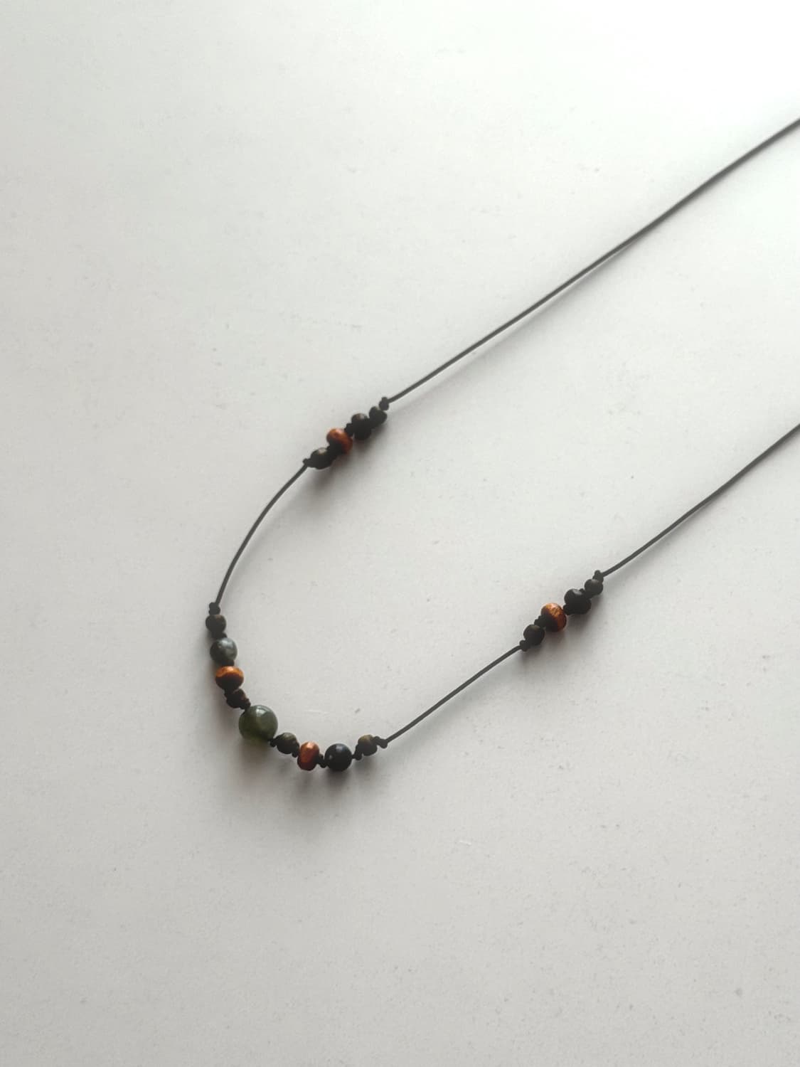 핸드메이드 비즈목걸이 매듭목걸이 상품이미지2