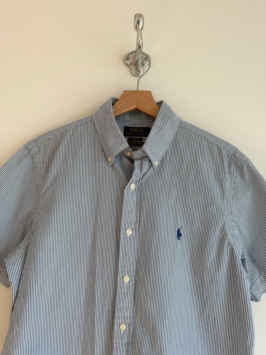 Polo Ralph Lauren 시어서커 반팔셔츠(큐알 정품 인증) 상품이미지2