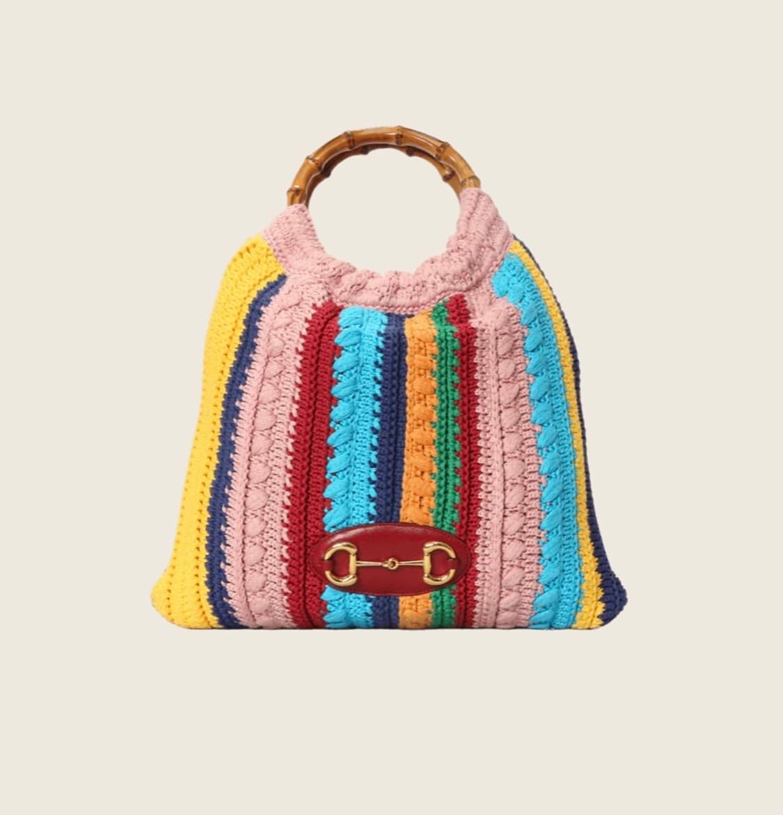 핸드메이드 코바늘 뜨개백 (구찌 홀스빗 무드) 상품이미지6