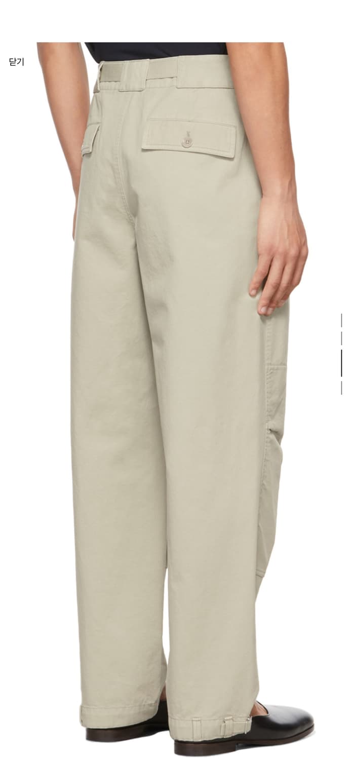 lemair 르메르 유틸리티 슬랙스 베이지 상품이미지6