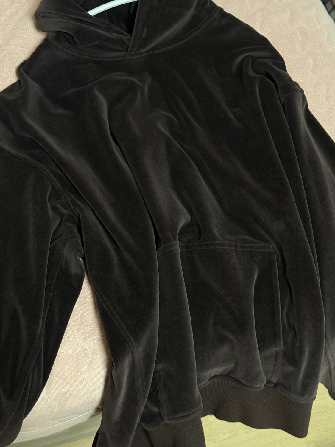 폴리테루 벨루어 후디 브라운 2사이즈 상품이미지2