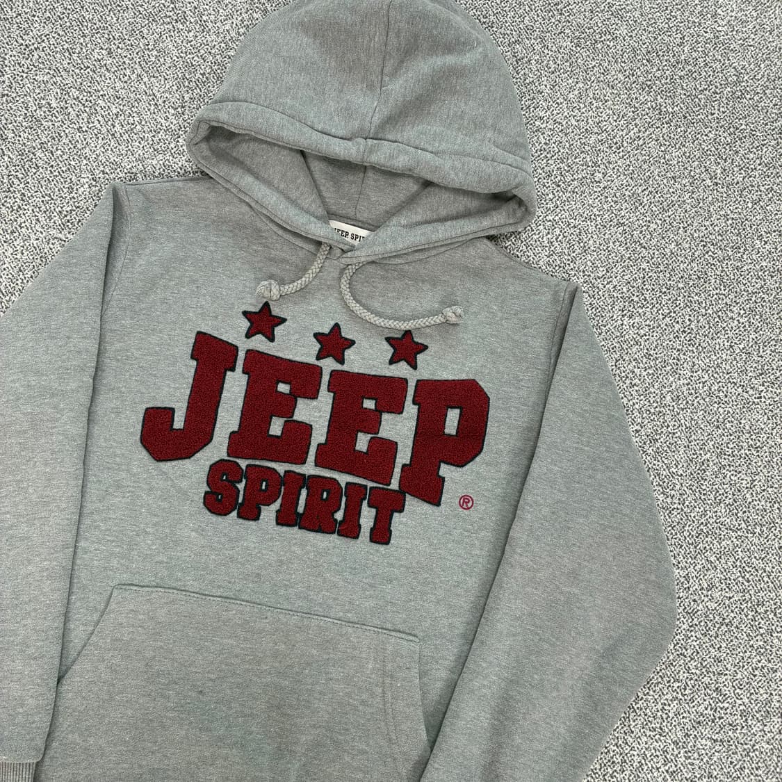 <지프 패치 로고 스타 후드티> No.1484 상품이미지5