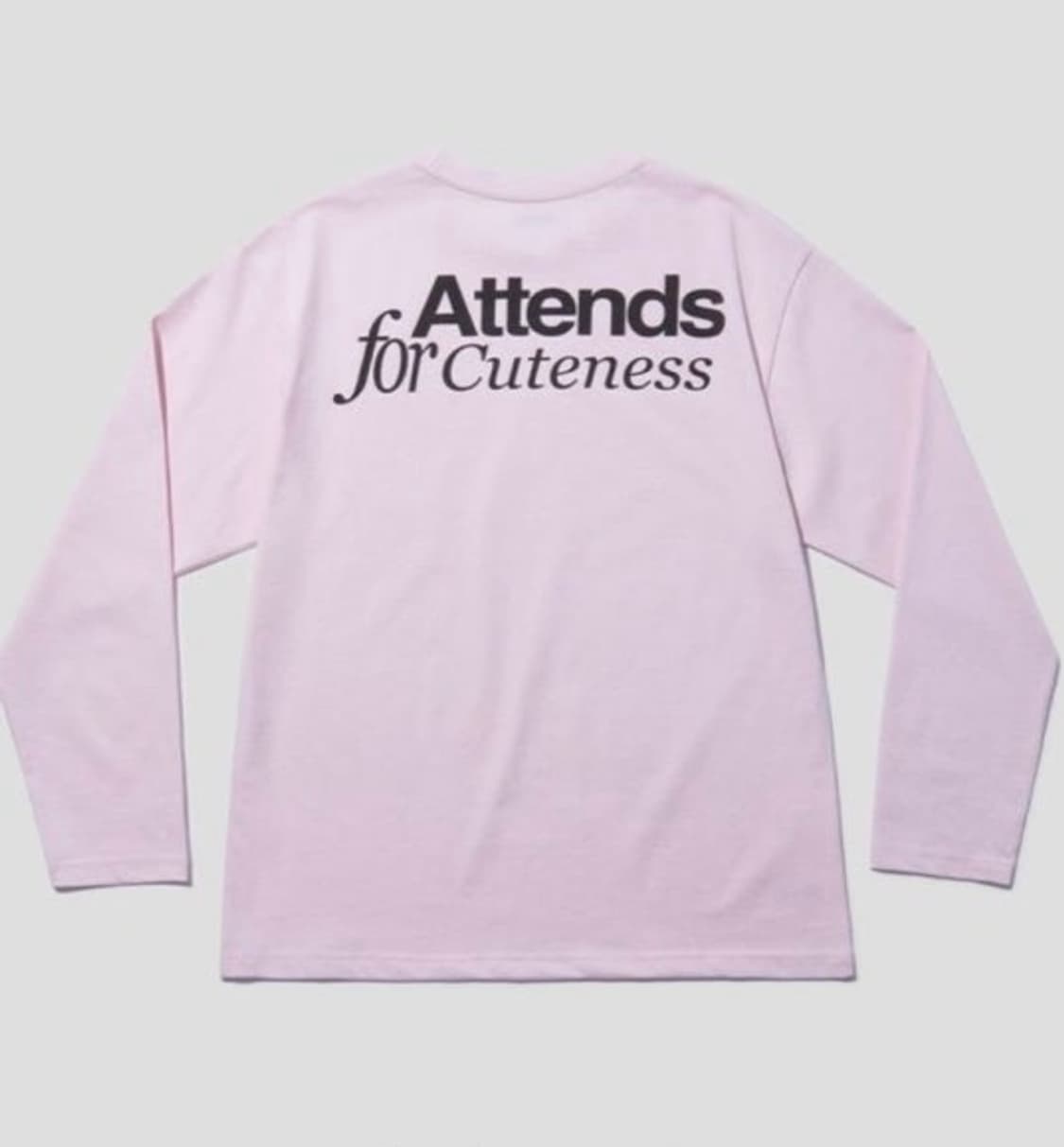 어텐즈 베이비핑크 롱슬리브 (3.6이 최저가 상품이미지1