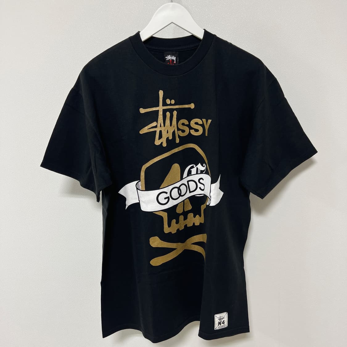 스투시 x GOODS 시애틀 챕터 4주년 스컬 티셔츠 블랙 상품이미지2