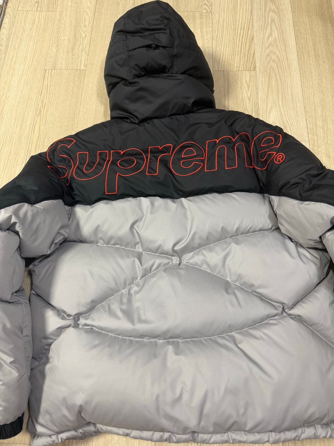 슈프림 x 노스페이스 800-필 하프 집 후드 풀오버 그레이 - 22FW 상품이미지3