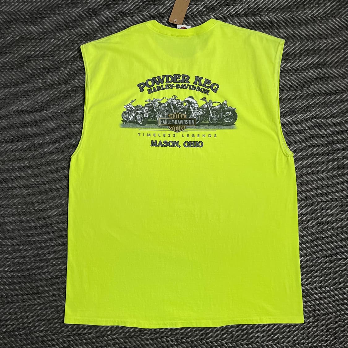 할리데이비슨 빅로고 올드스쿨 박시핏 슬리브리스o 4890 상품이미지4