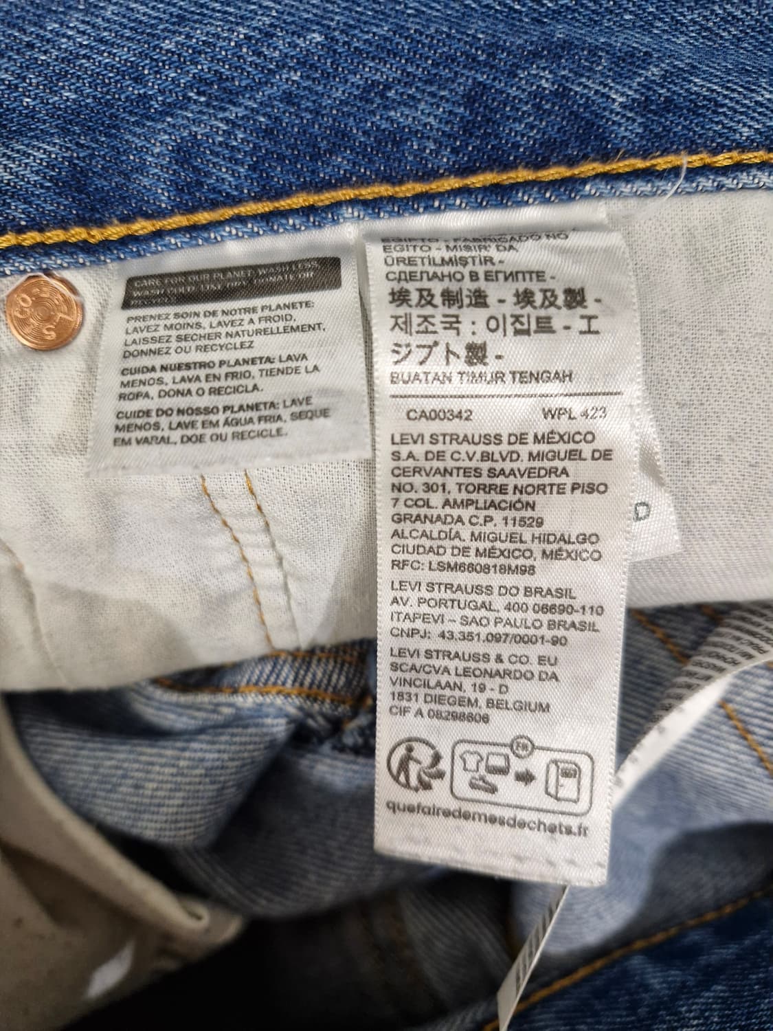 Levi's 리바이스 501 데미지 데님팬츠[34/32] 상품이미지6