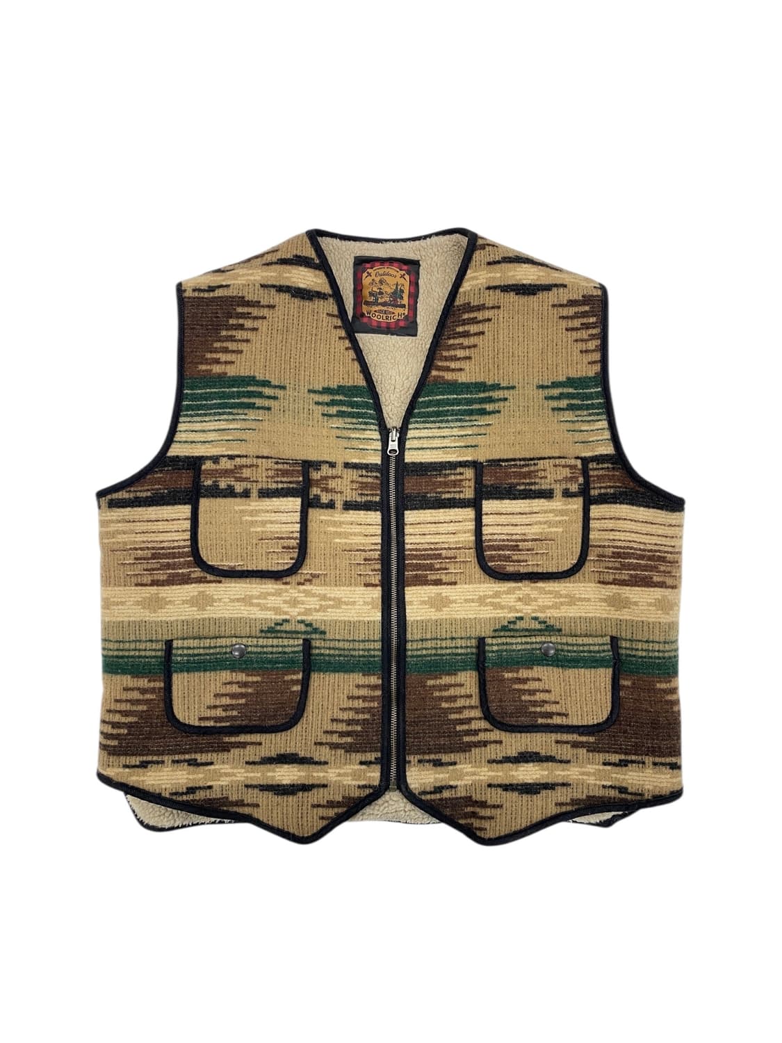 8-90‘s 울리치 울 블랭킷 양면 쉐르파 베스트 상품이미지1