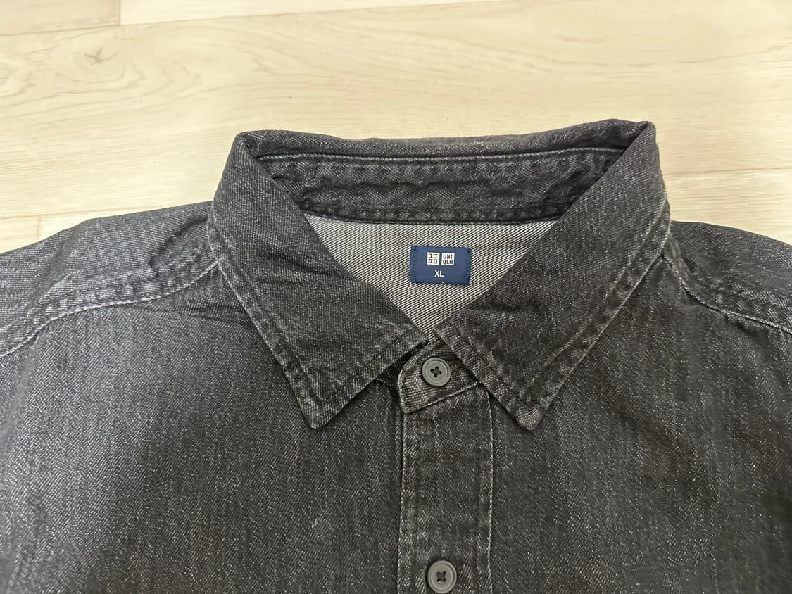 유니클로 오버데님셔츠 와이드스트레이트진 상품이미지2