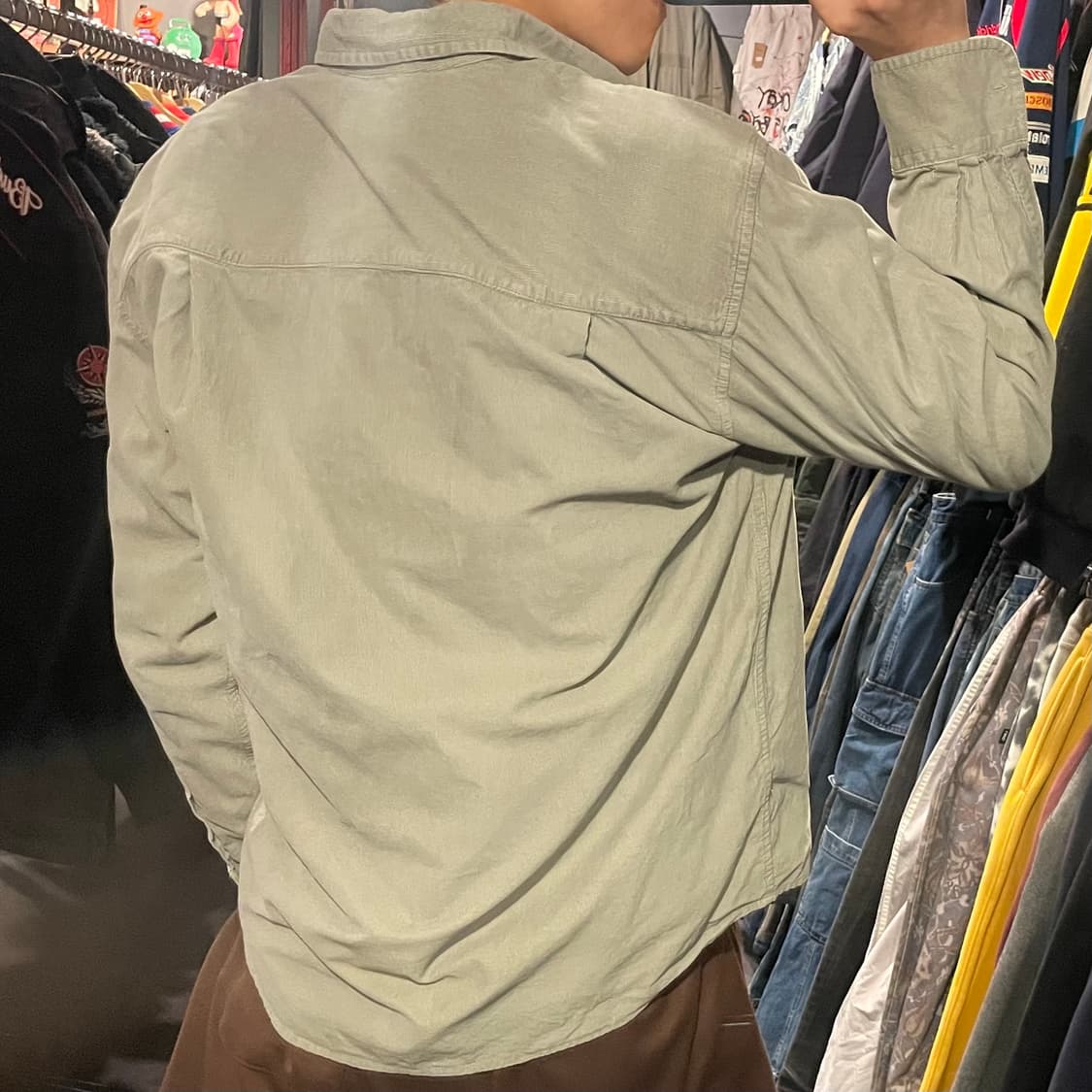 [IM] carhartt 칼하트 그레이 코듀로이 셔츠 상품이미지7