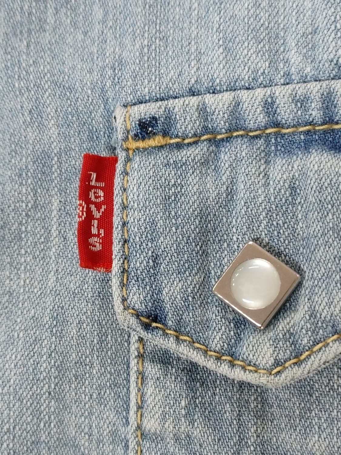 LEVIS 리바이스 스터드징장식 청남방자켓 상품이미지7
